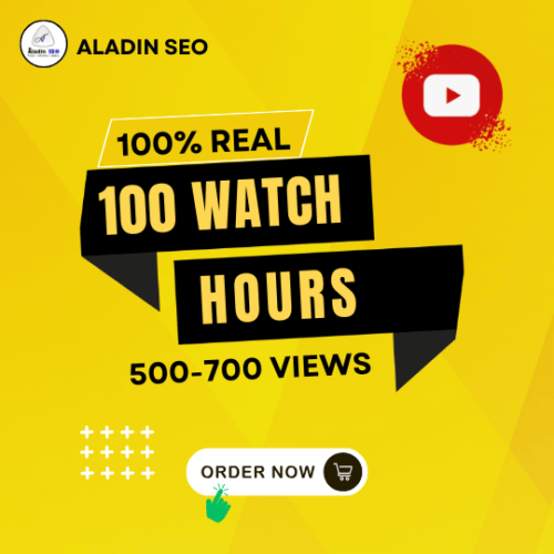 Buy 100 Youtube Watch Hours